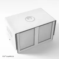 Ilustracja produktu Gamegenic: Star Wars Unlimited - Double Deck Pod - Pudełko na Karty - White/Black